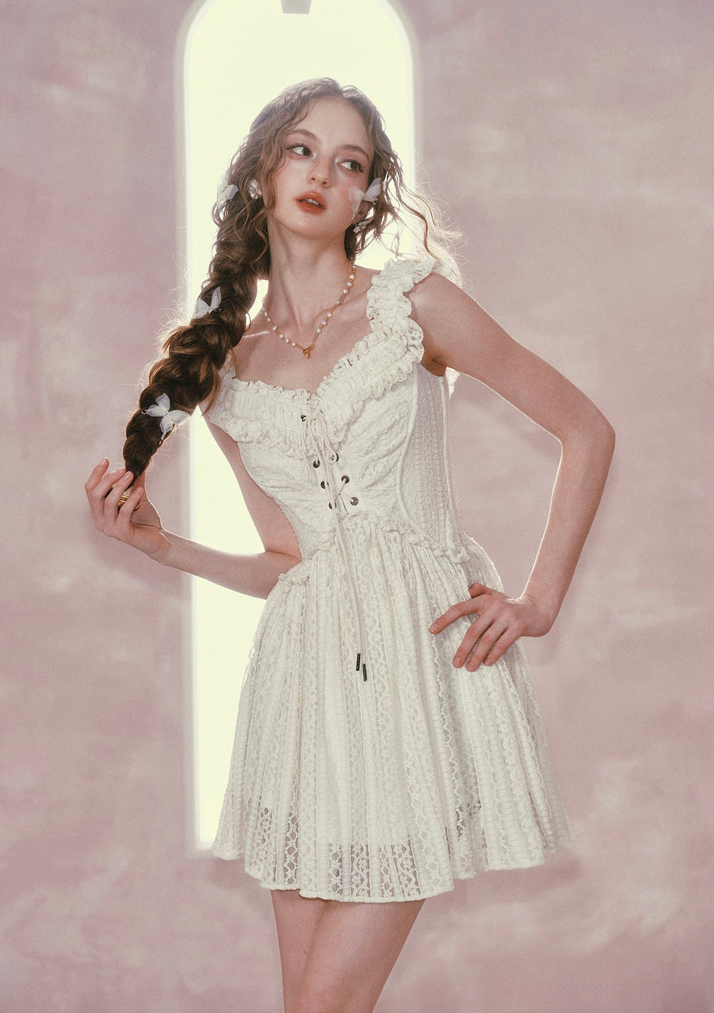 Twin Butterflies Corset Dress（Short）