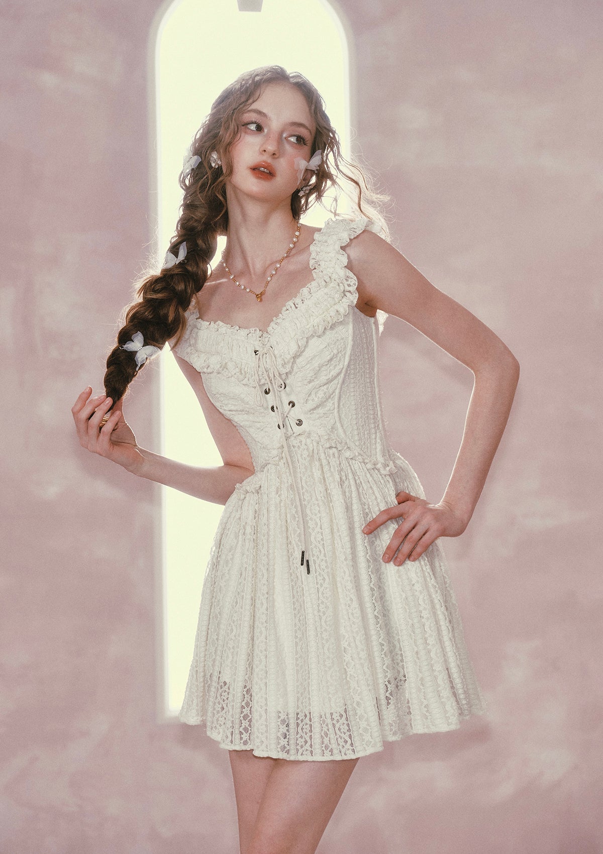 Twin Butterflies Corset Dress（Short）