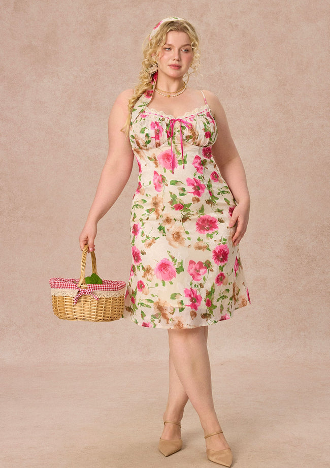 Curve&Plus Corn Poppy Dress（short） Hover Image