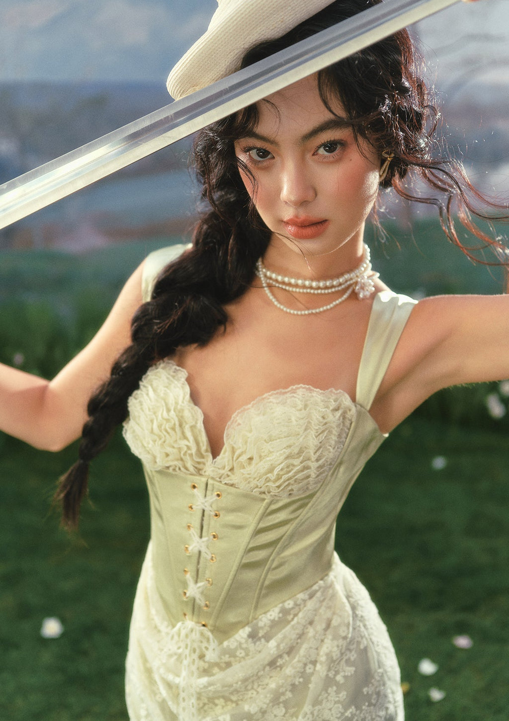 Emerald Warrior Corset Dress