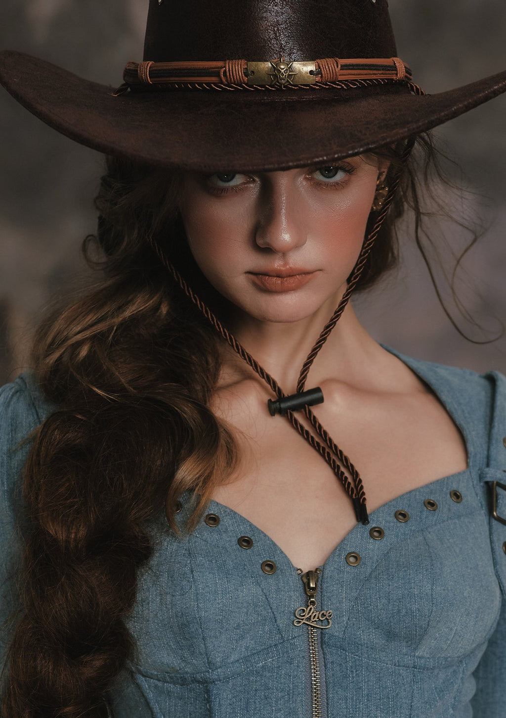 Denim Knight Corset