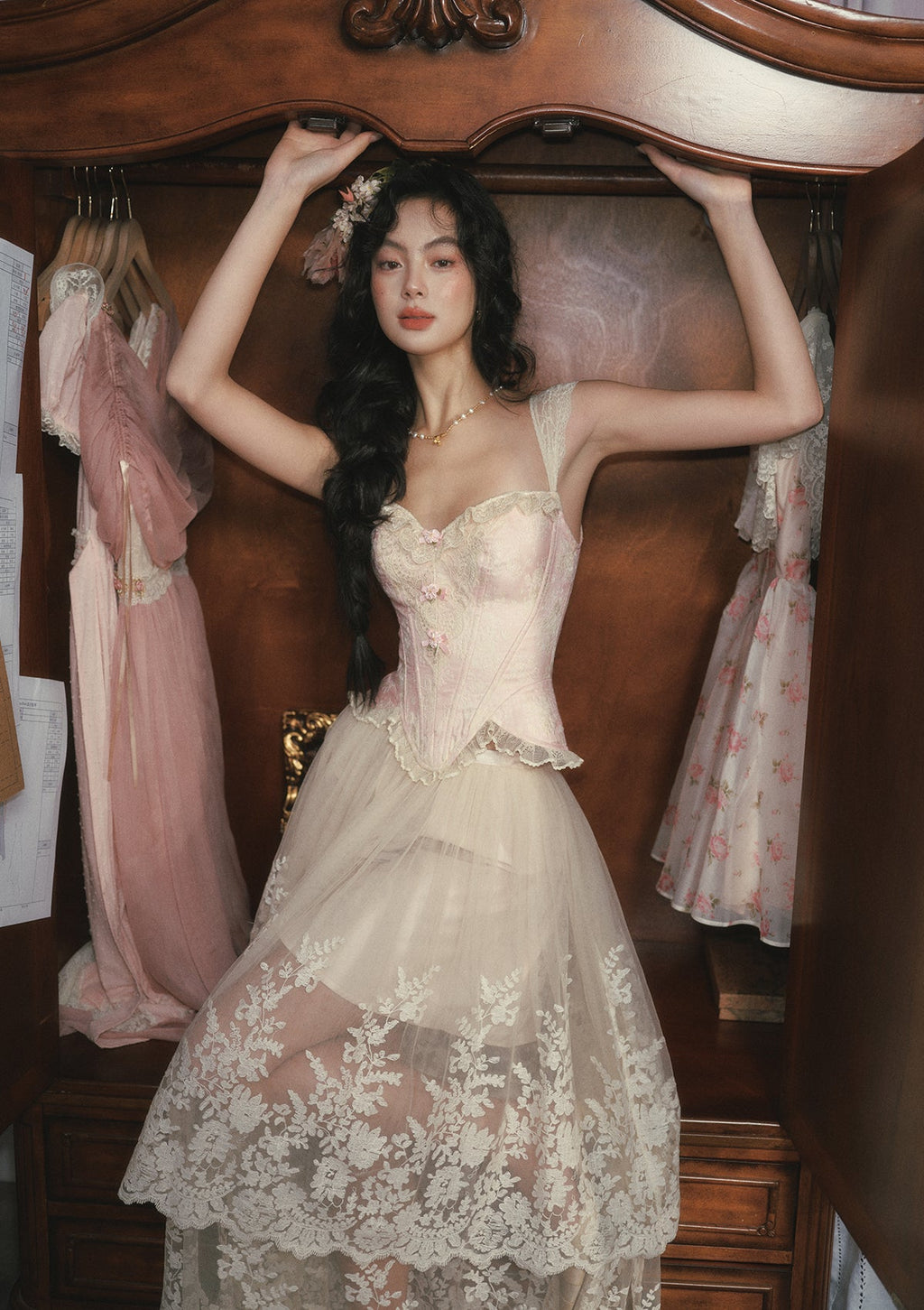 Vintage Petal Corset