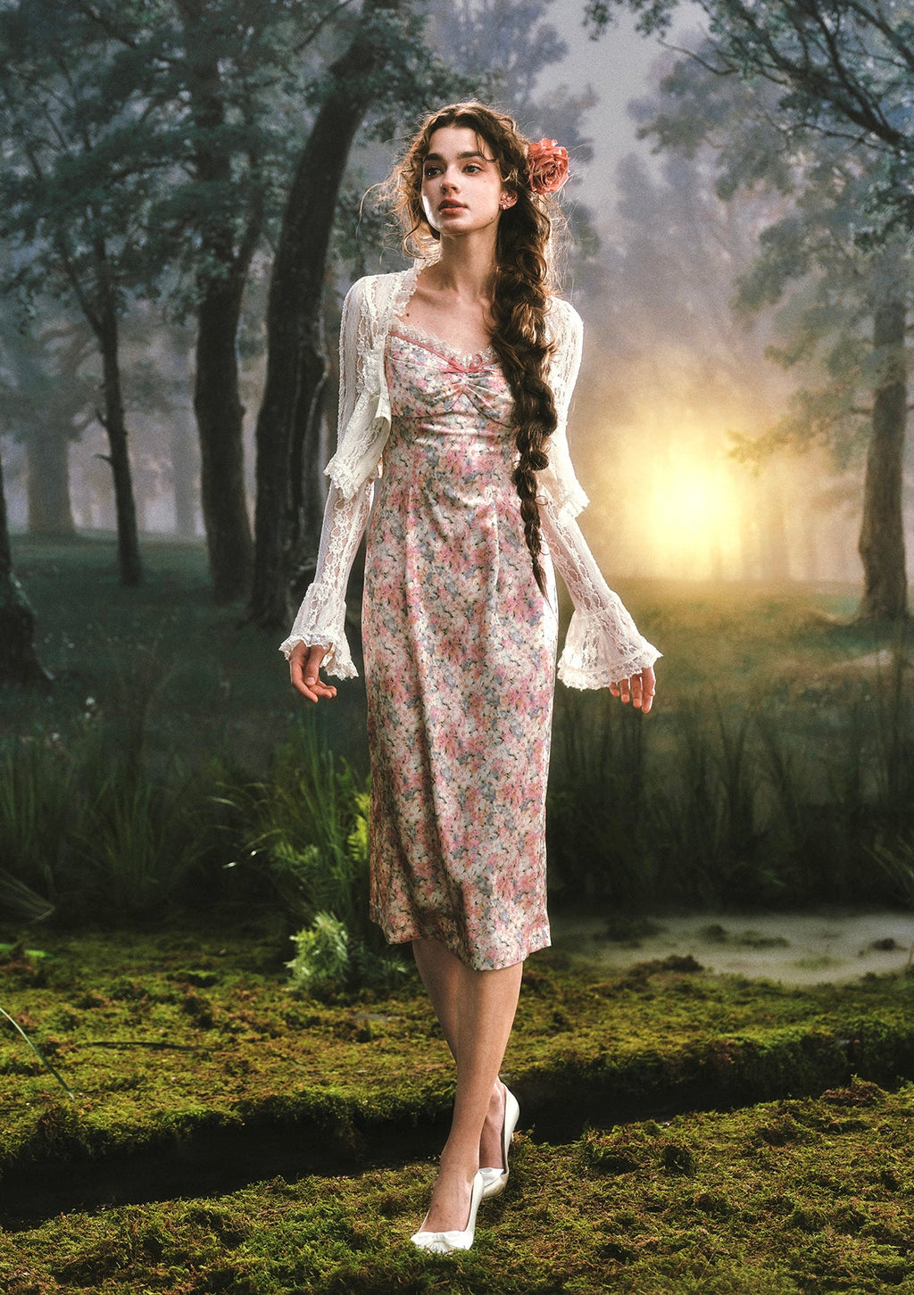 Rose Mist Path Dress