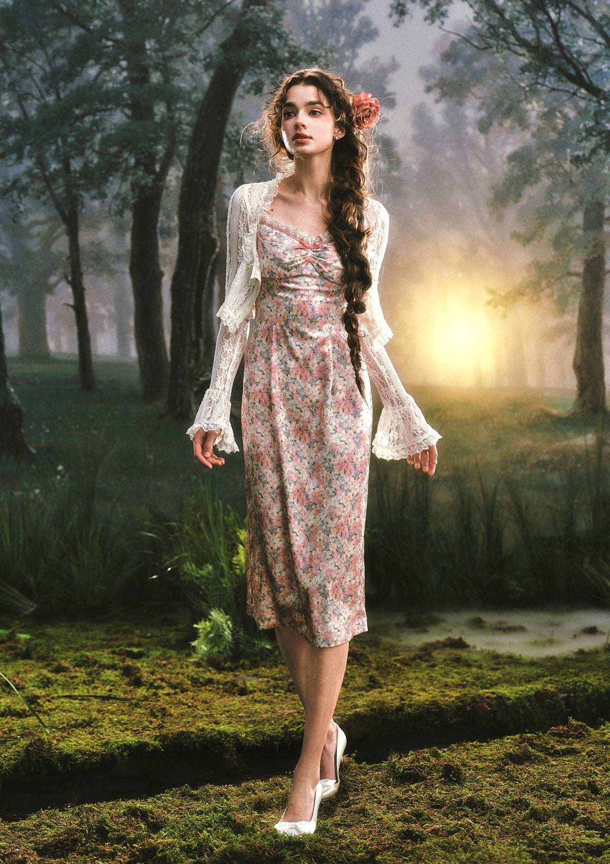 Rose Mist Path Dress