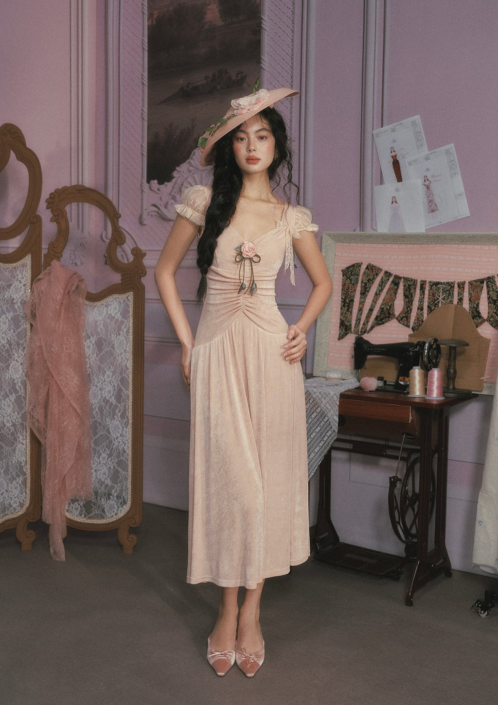 Rose Socialite Dress