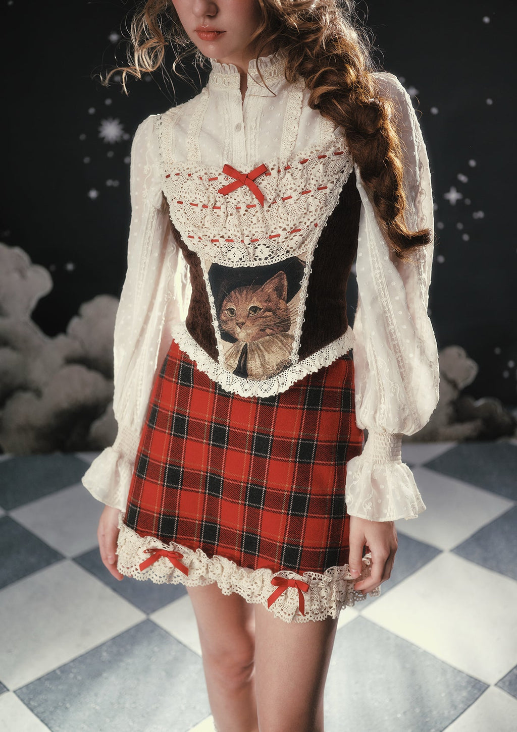 Puppet Cat Noel Corset