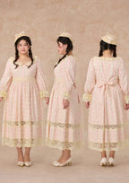Curve&Plus Honey Flower Notes Dress