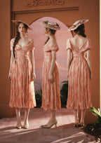 Sunset Flower Field Dress