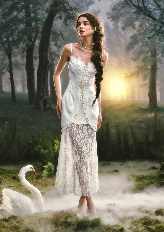 Woodland Swan Dress Hover Image
