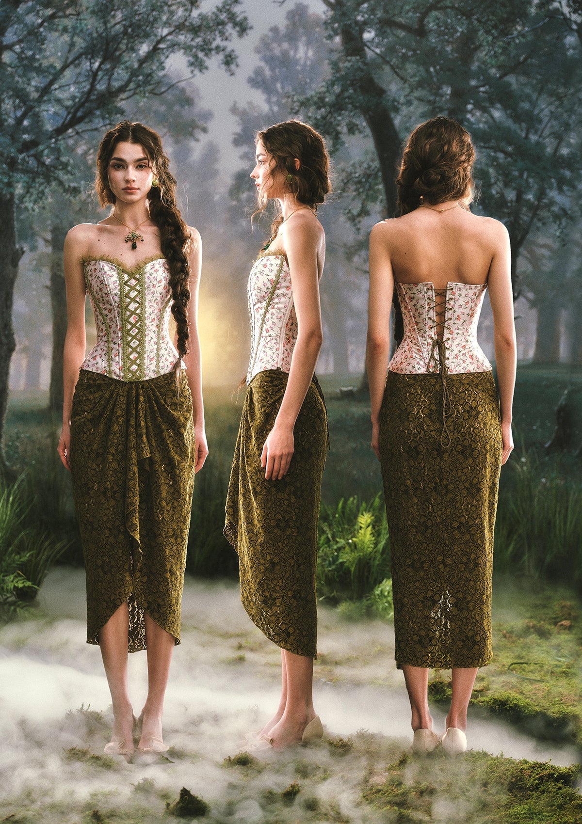 Enchanted Forest Corset