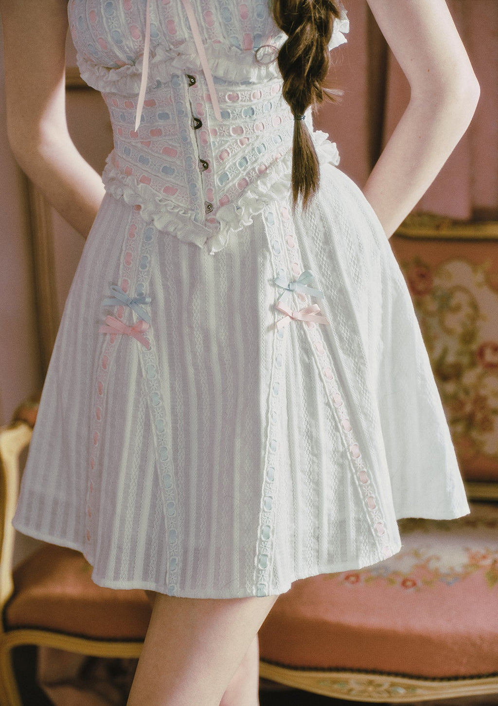Cream Frost Shave Ice Corset