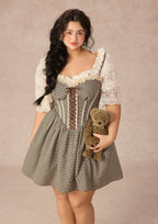 Curve&Plus Bear Date Dress（Short)
