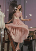Rose Olive Dress