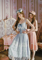 Ice Jade Flower Corset (underbust)