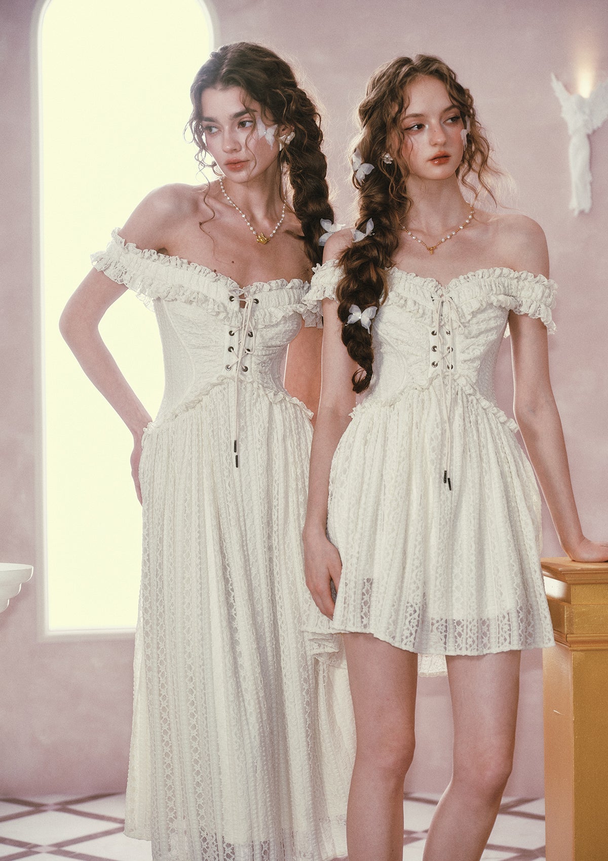 Twin Butterflies Corset Dress（Short）