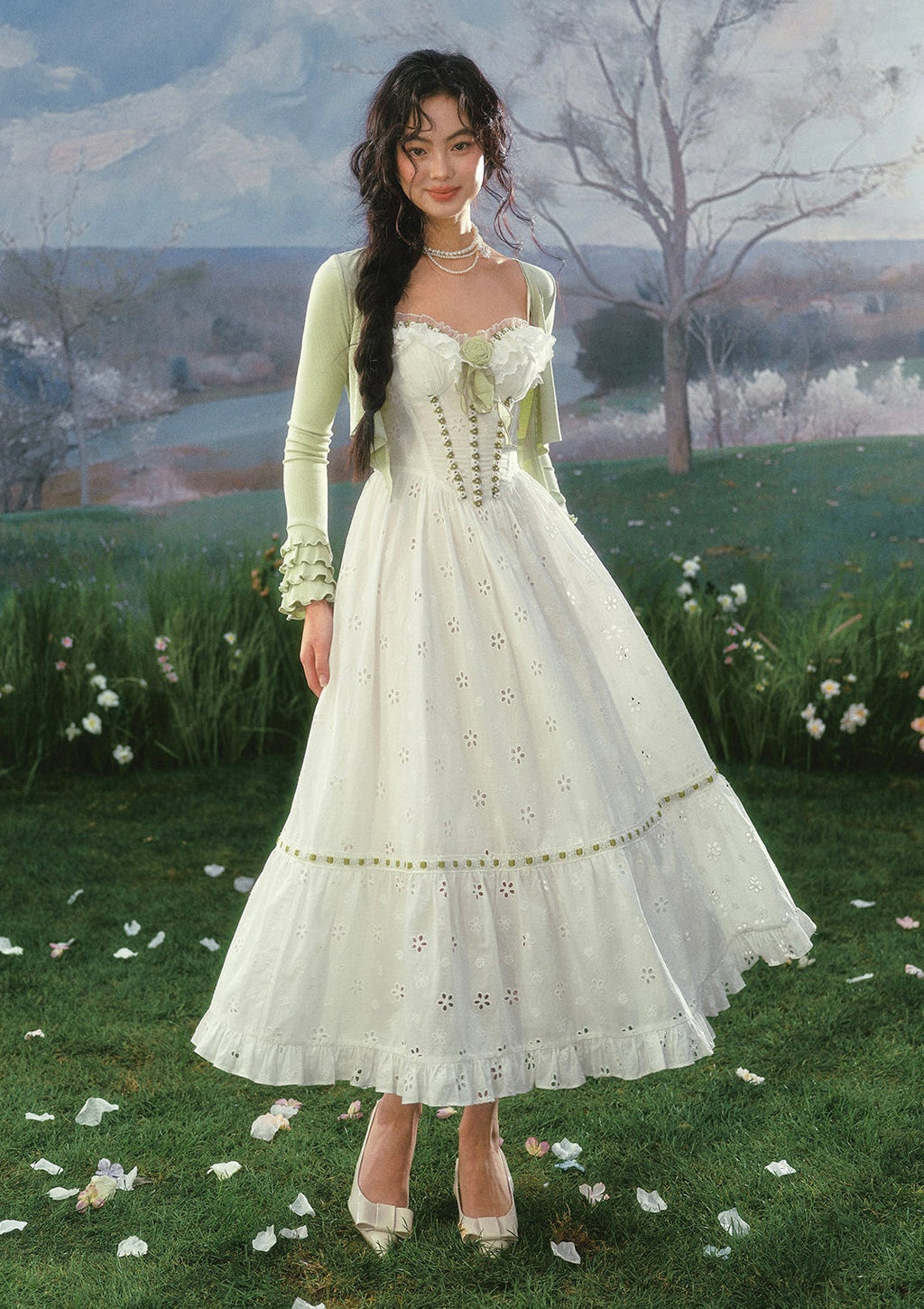 Mint in Season Corset Dress