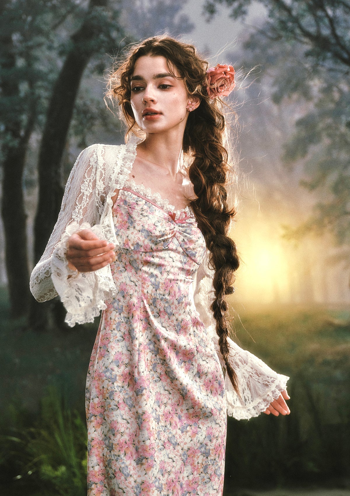 Rose Mist Path Dress