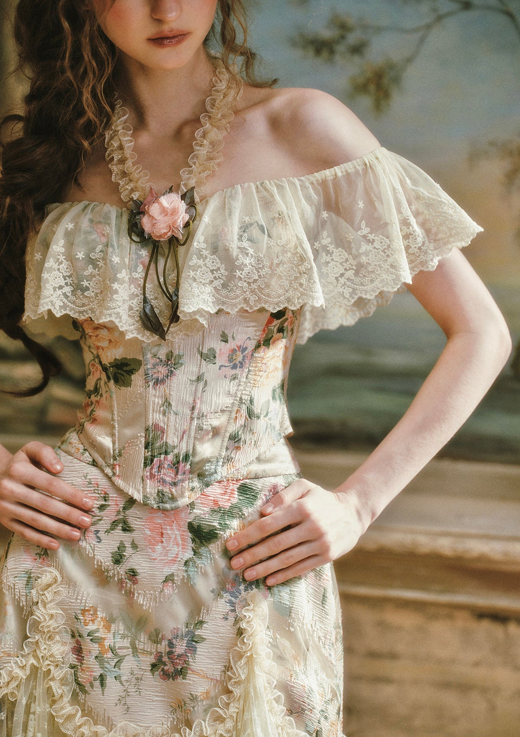 Versailles Rose Skirt
