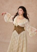 Curve&Plus Suede Corset (underbust)
