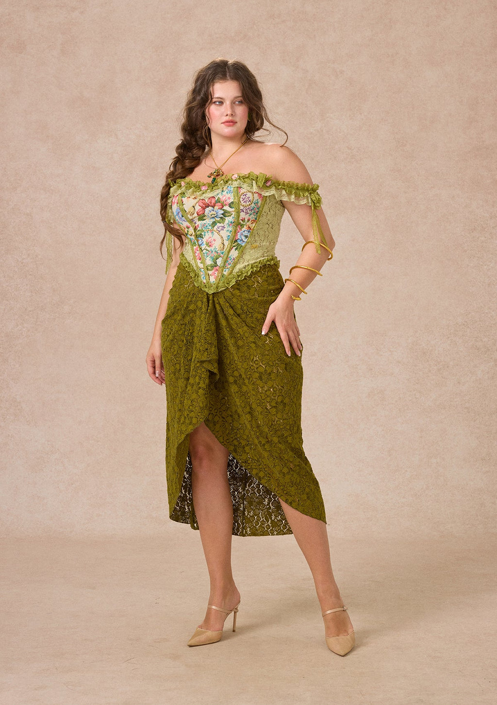 Curve&Plus Forest Elf Princess Corset