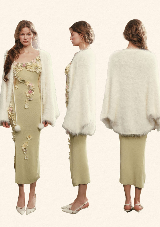 Green Chanson Knit Dress Main Image