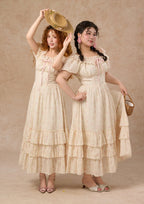 Curve&Plus Flower&Poetry Corset Dress