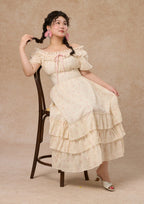 Curve&Plus Flower&Poetry Corset Dress