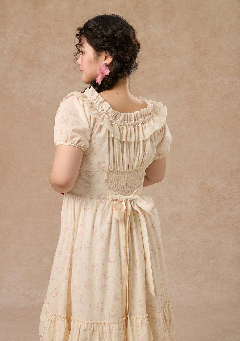 Curve&Plus Flower&Poetry Corset Dress