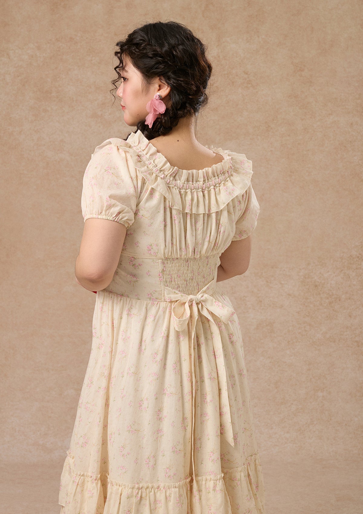 Curve&Plus Flower&Poetry Corset Dress