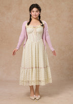 Curve&Plus Cream Clove Dress