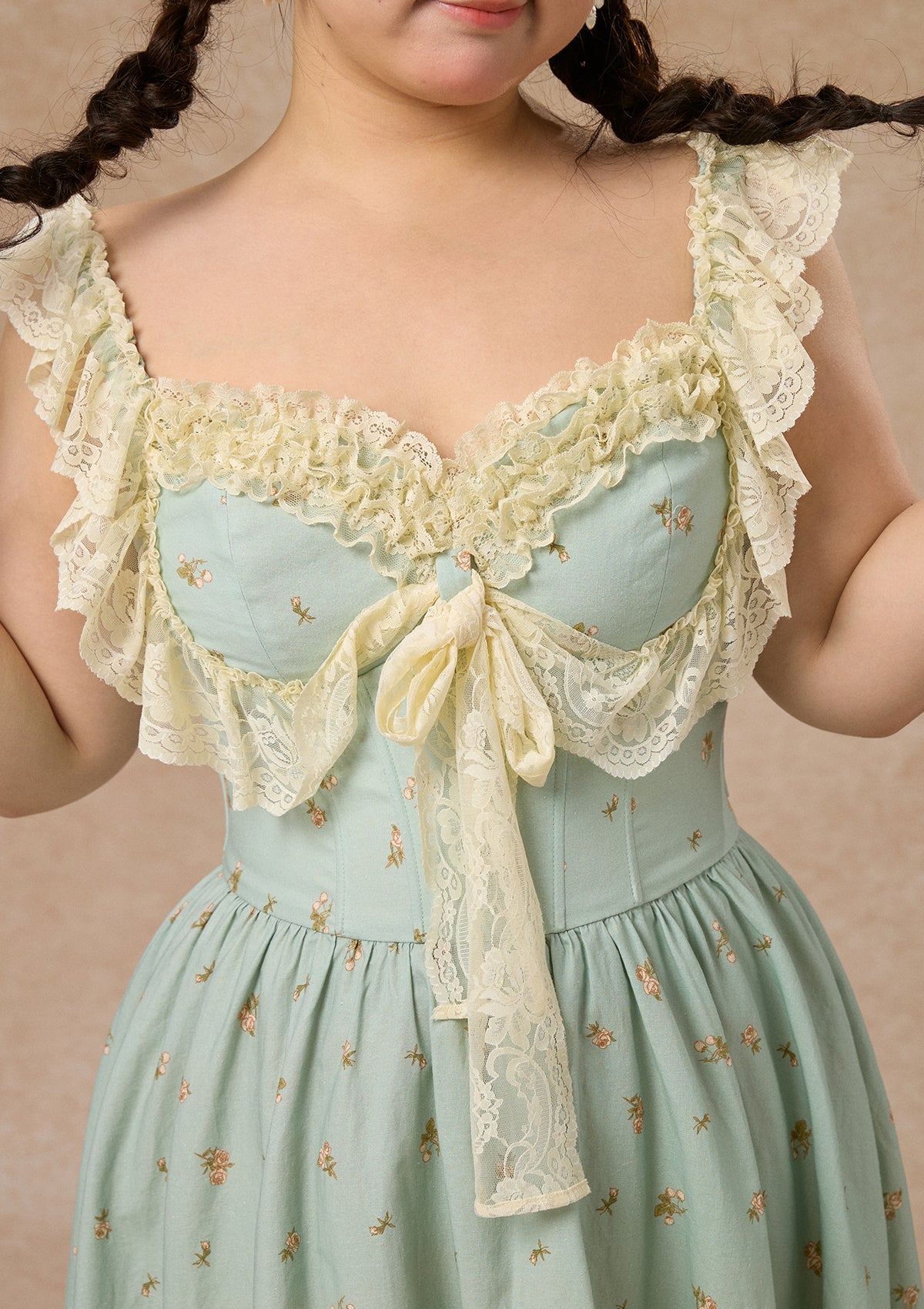 Curve&Plus Woodland Fairy Corset Dress (sleeveless)