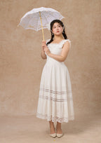 Curve & Plus "Pure White" Garnet Corset Dress