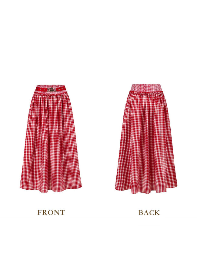 Cottage Girl Diary Red Skirt Main Image