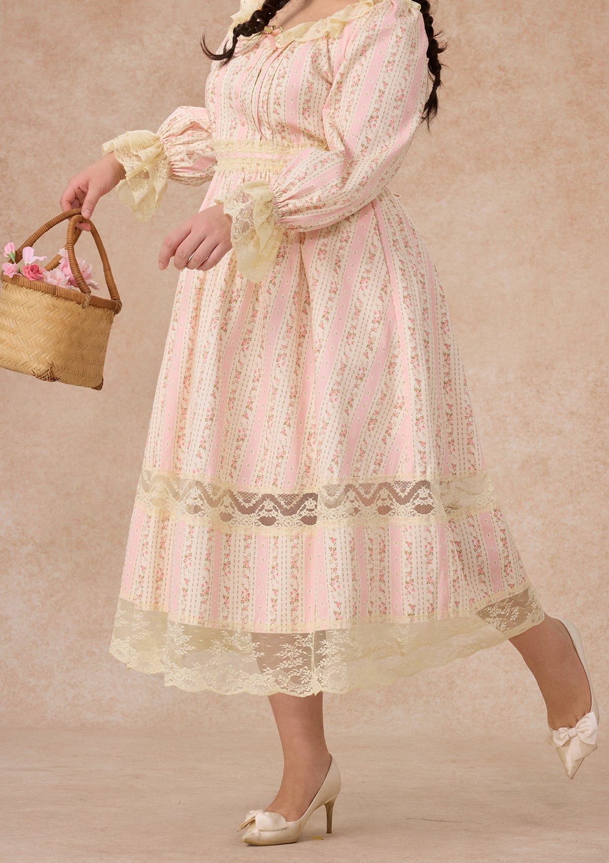 Curve&Plus Honey Flower Notes Dress