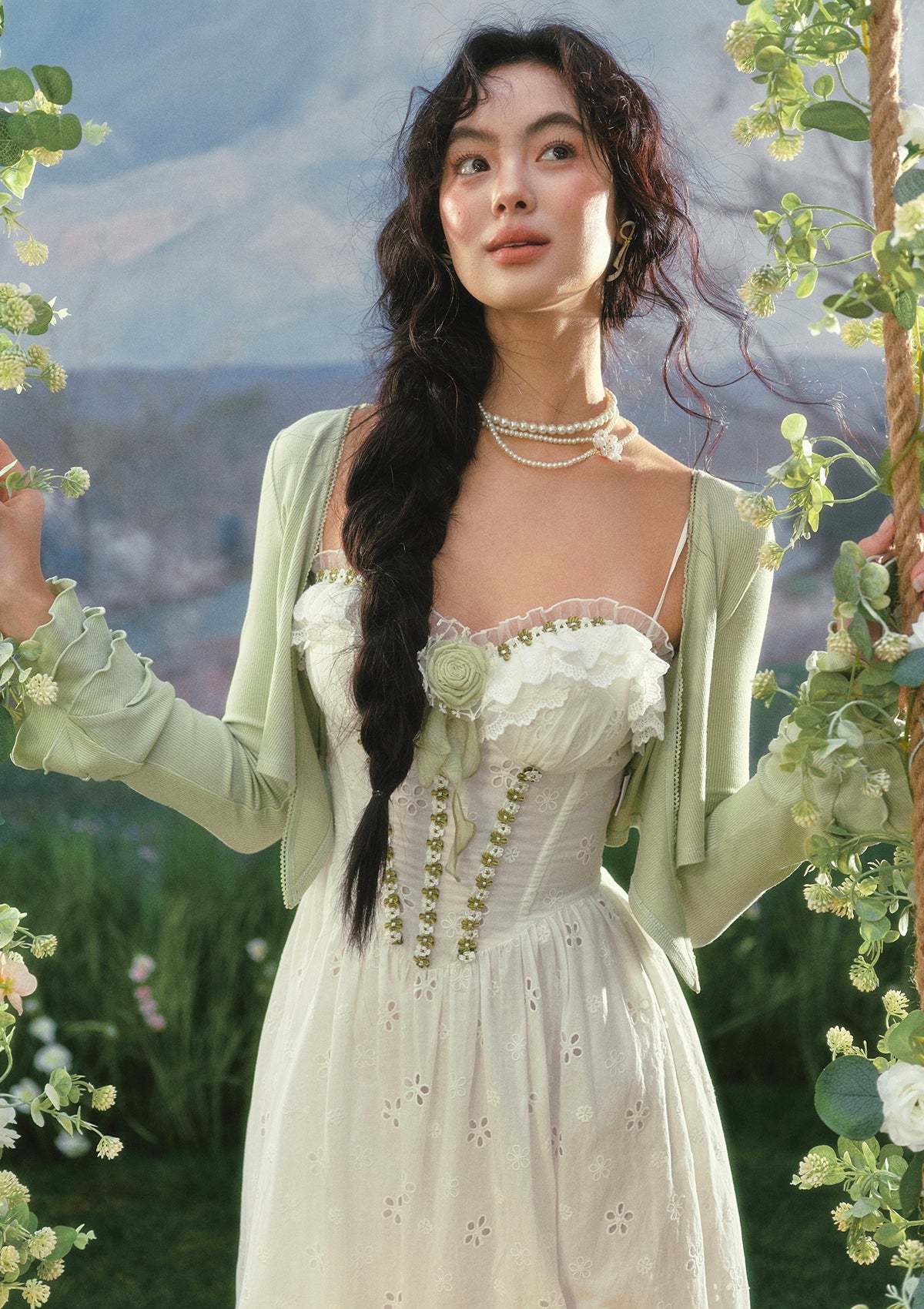 Mint in Season Corset Dress