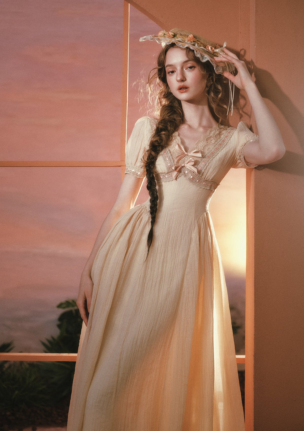 Sunset Rose Dress
