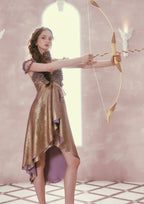 Purple Gold Aria Dress