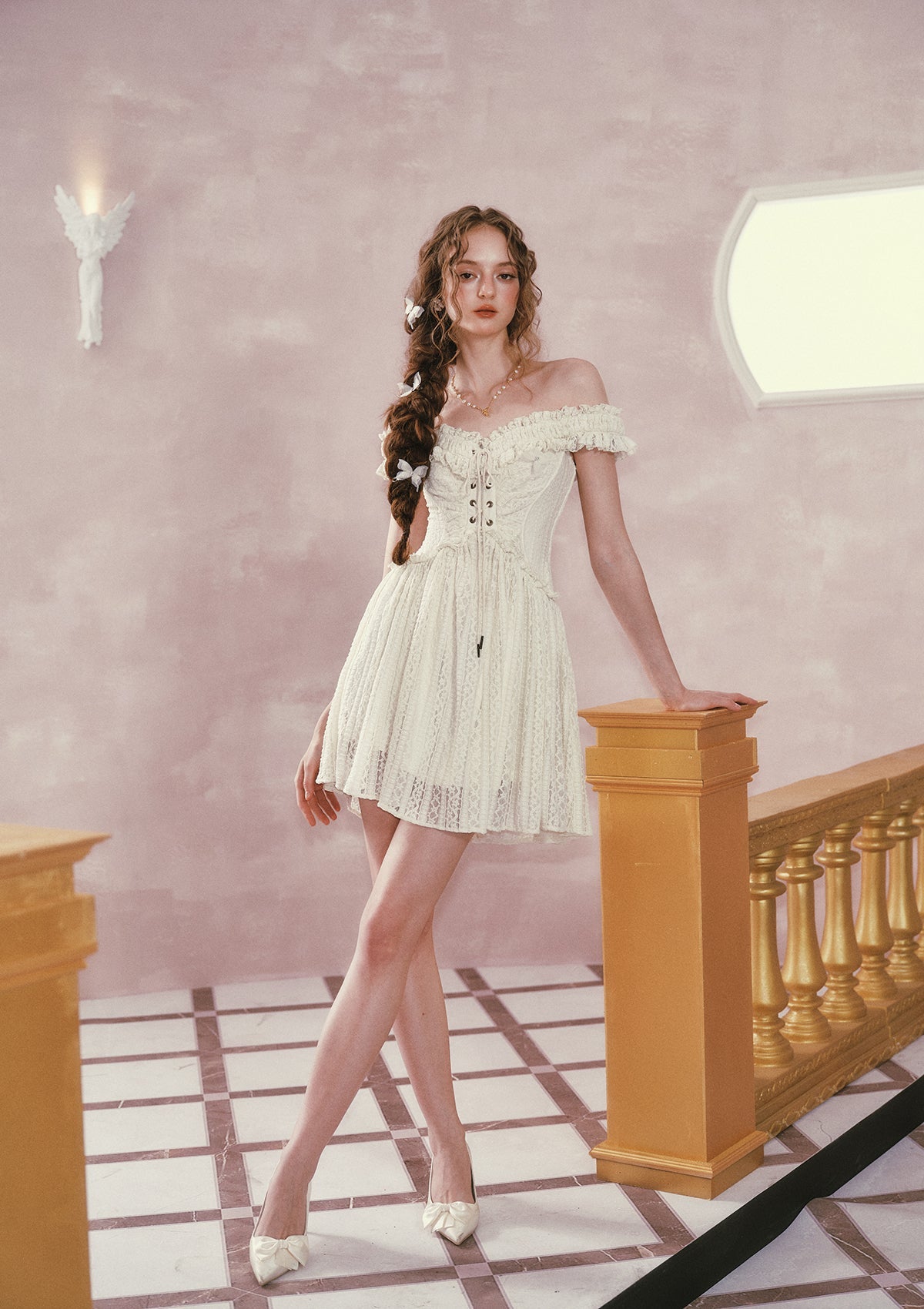 Twin Butterflies Corset Dress（Short）