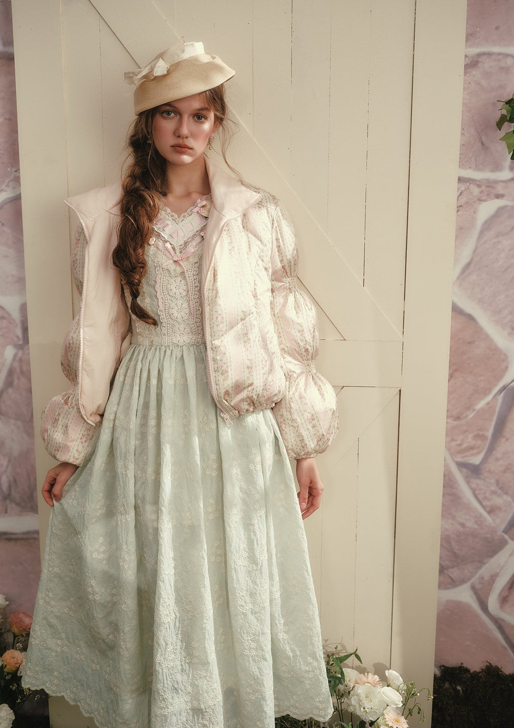 Outing Straw Hat Dress