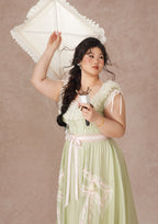 Curve&Plus Green Kite Dress