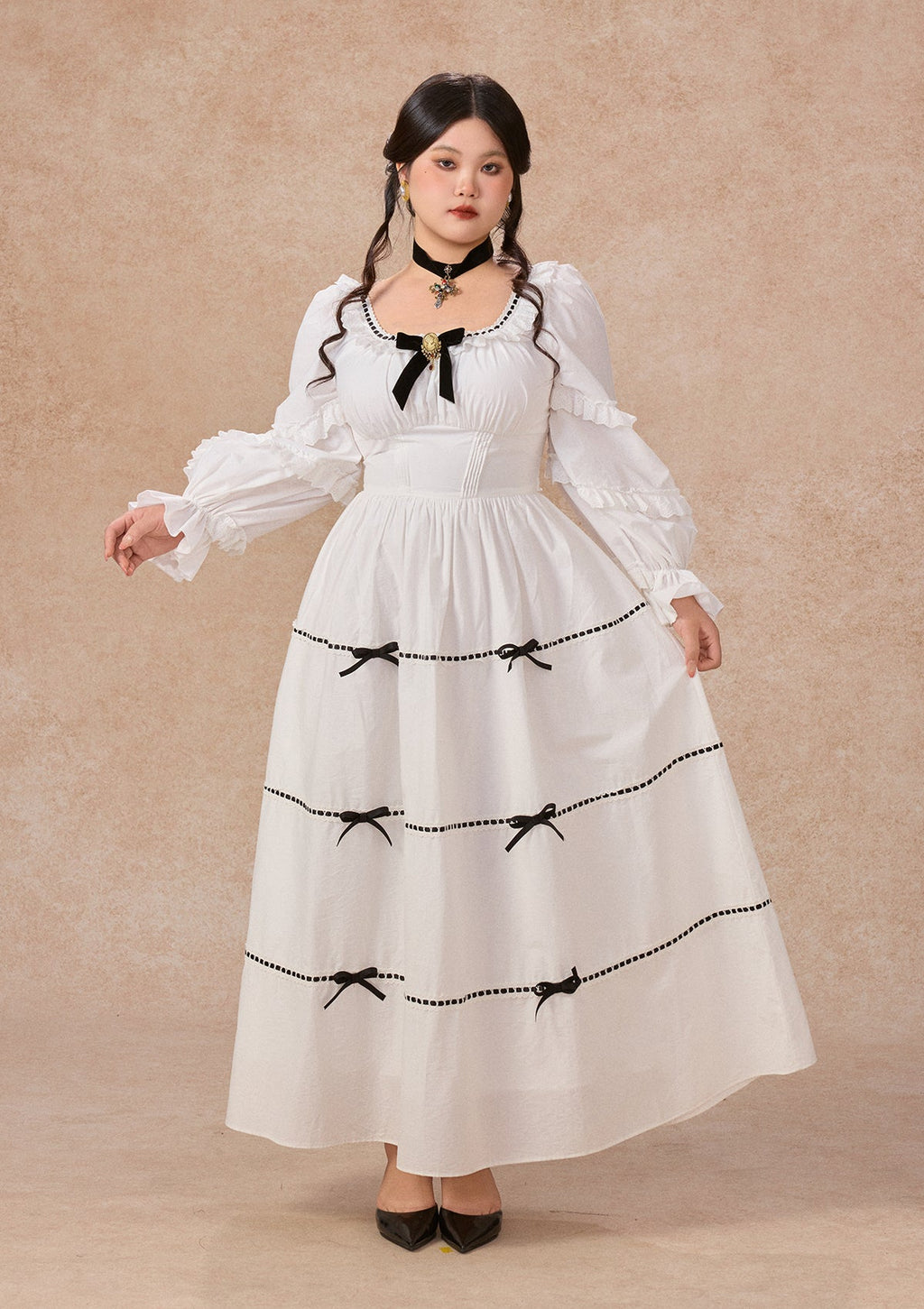 Curve&Plus Ghost Carol Dress