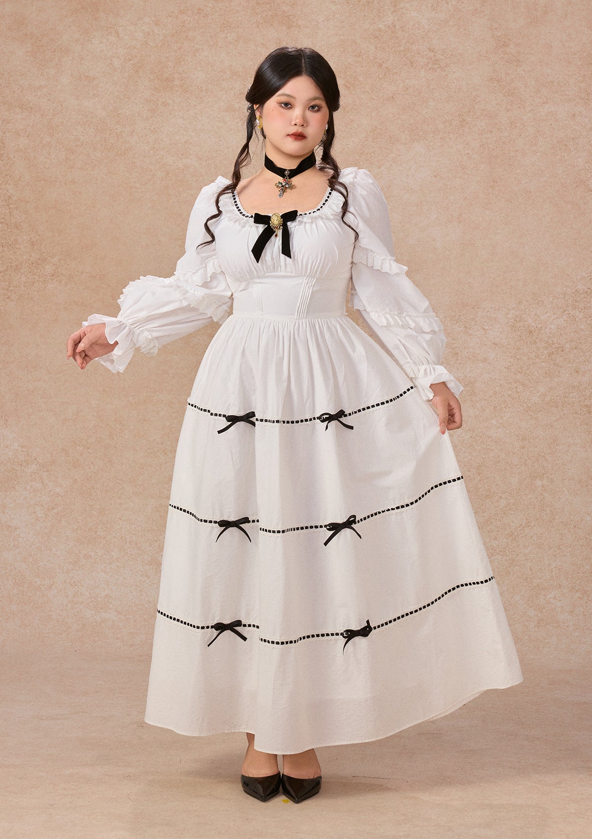Curve&Plus Ghost Carol Dress