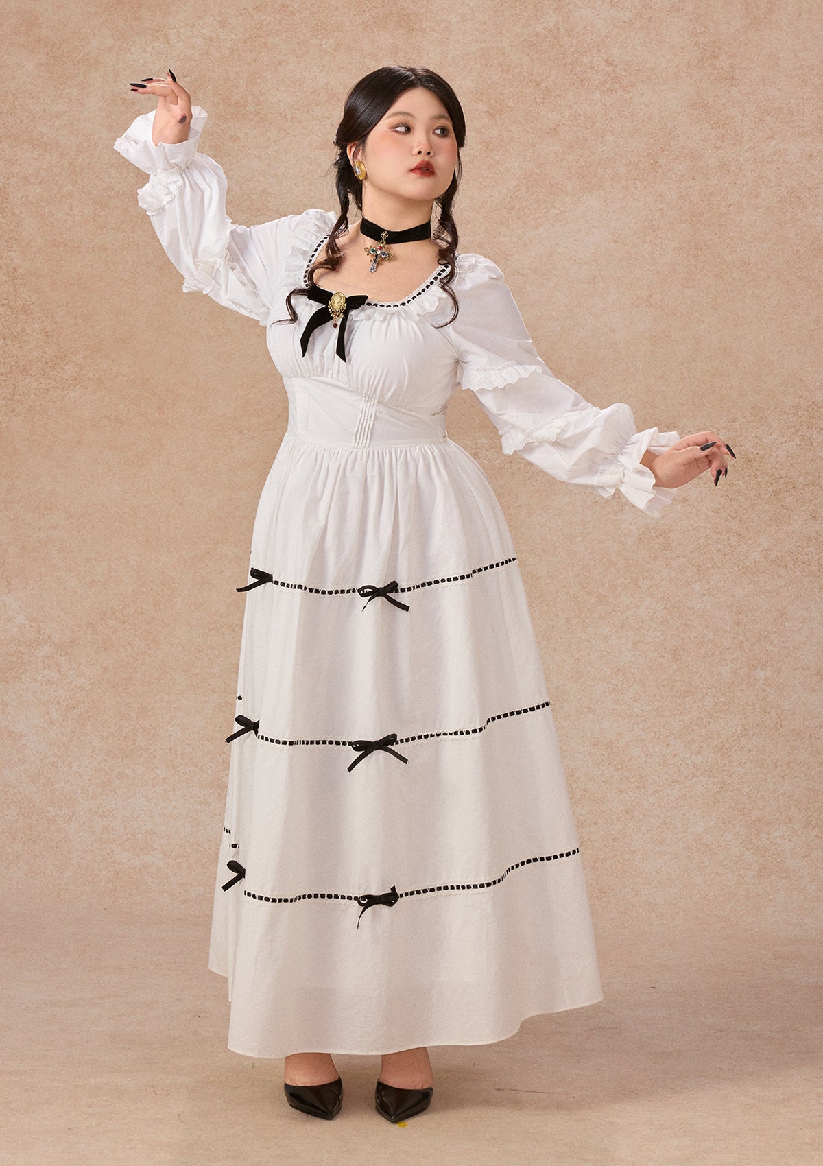 Curve&Plus Ghost Carol Dress