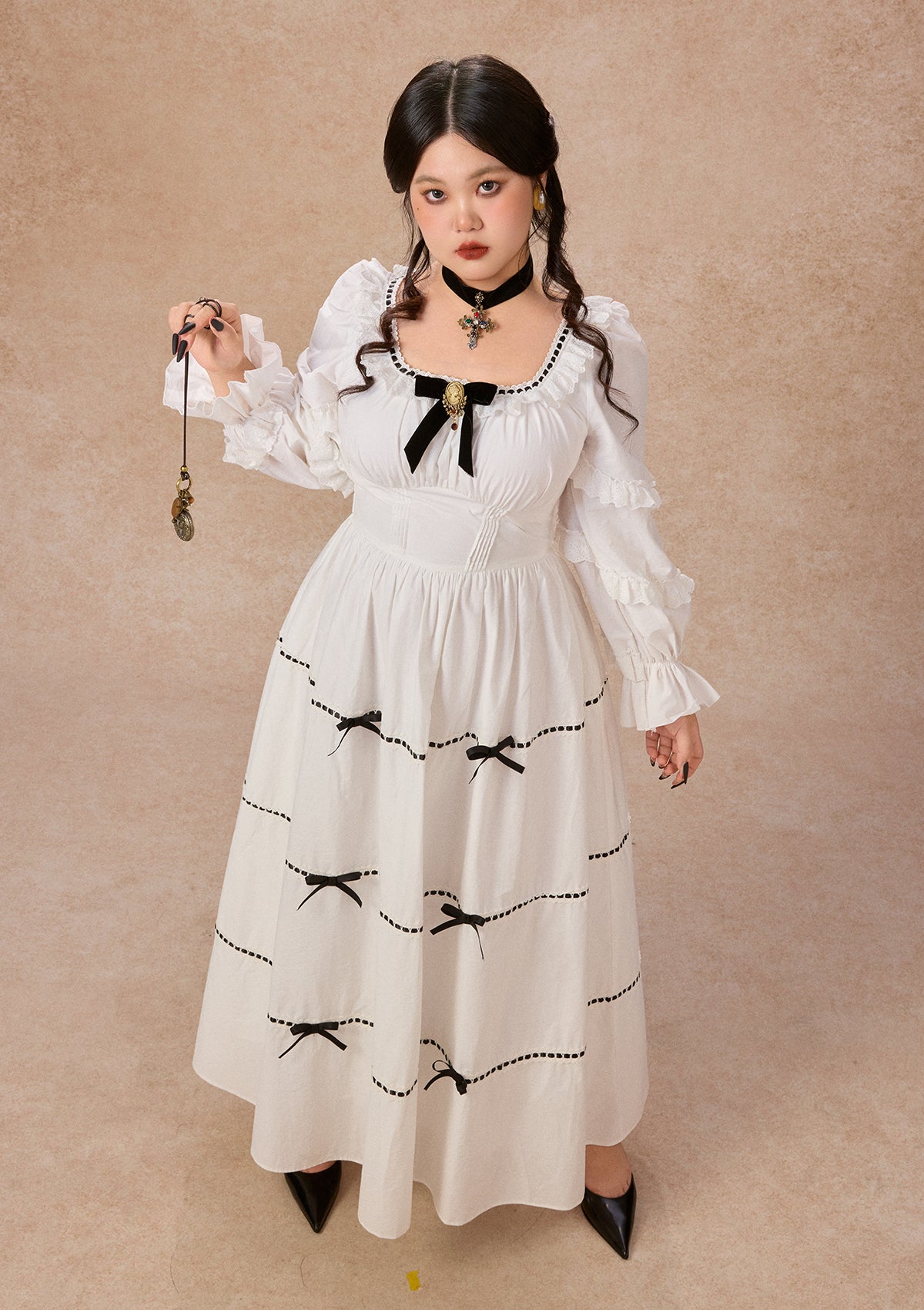 Curve&Plus Ghost Carol Dress