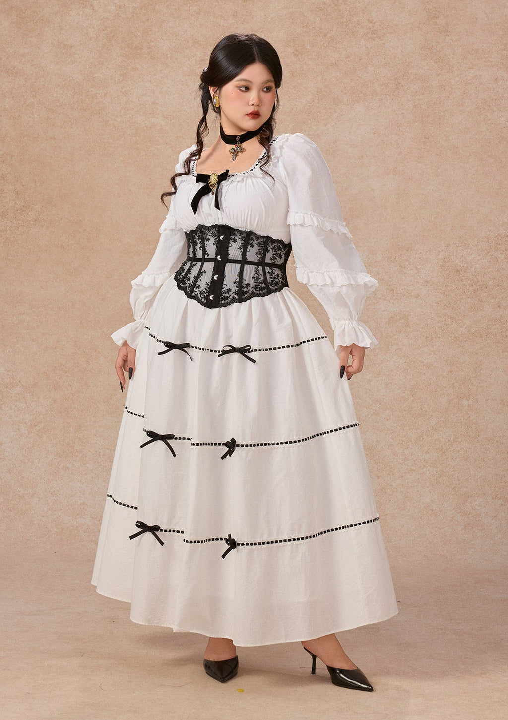 Curve&Plus Ghost Carol Dress