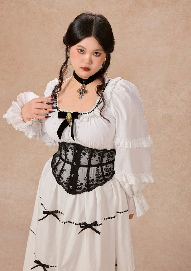 Curve&Plus Ghost Carol Dress Hover Image