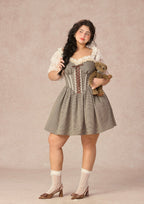 Curve&Plus Bear Date Dress（Short)