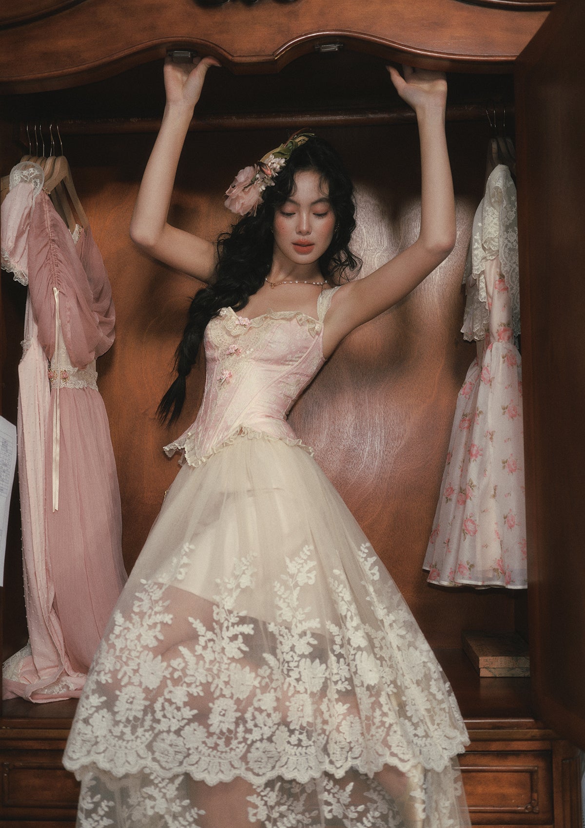 Vintage Petal Corset
