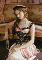 Night Feast Pink Crystal Corset