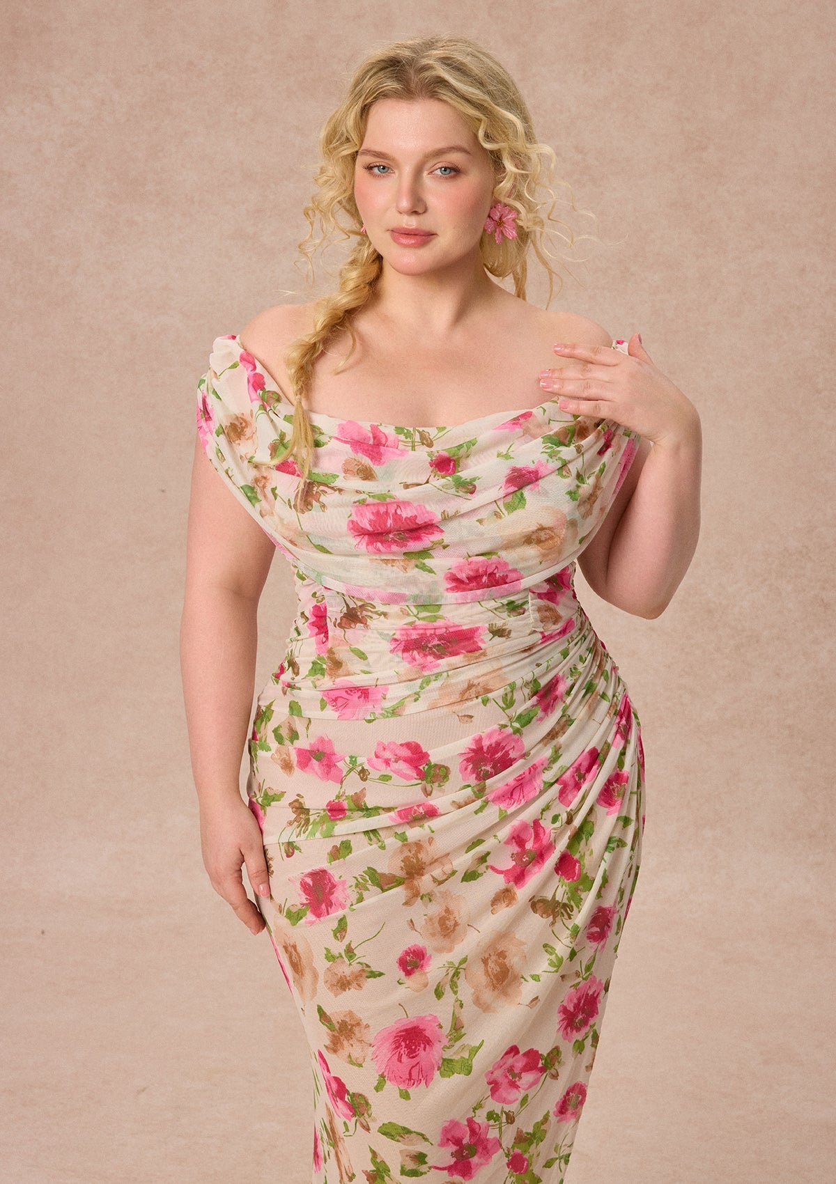 Curve&Plus Clear Spring Dawn Dress（Long）